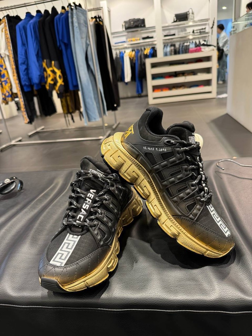 VERSACE Sneakers side view - Men's luxury Shoes