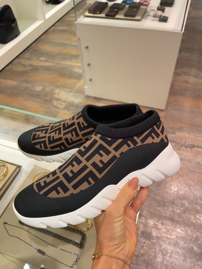 FENDI Sneakers side view - Men's luxury Shoes