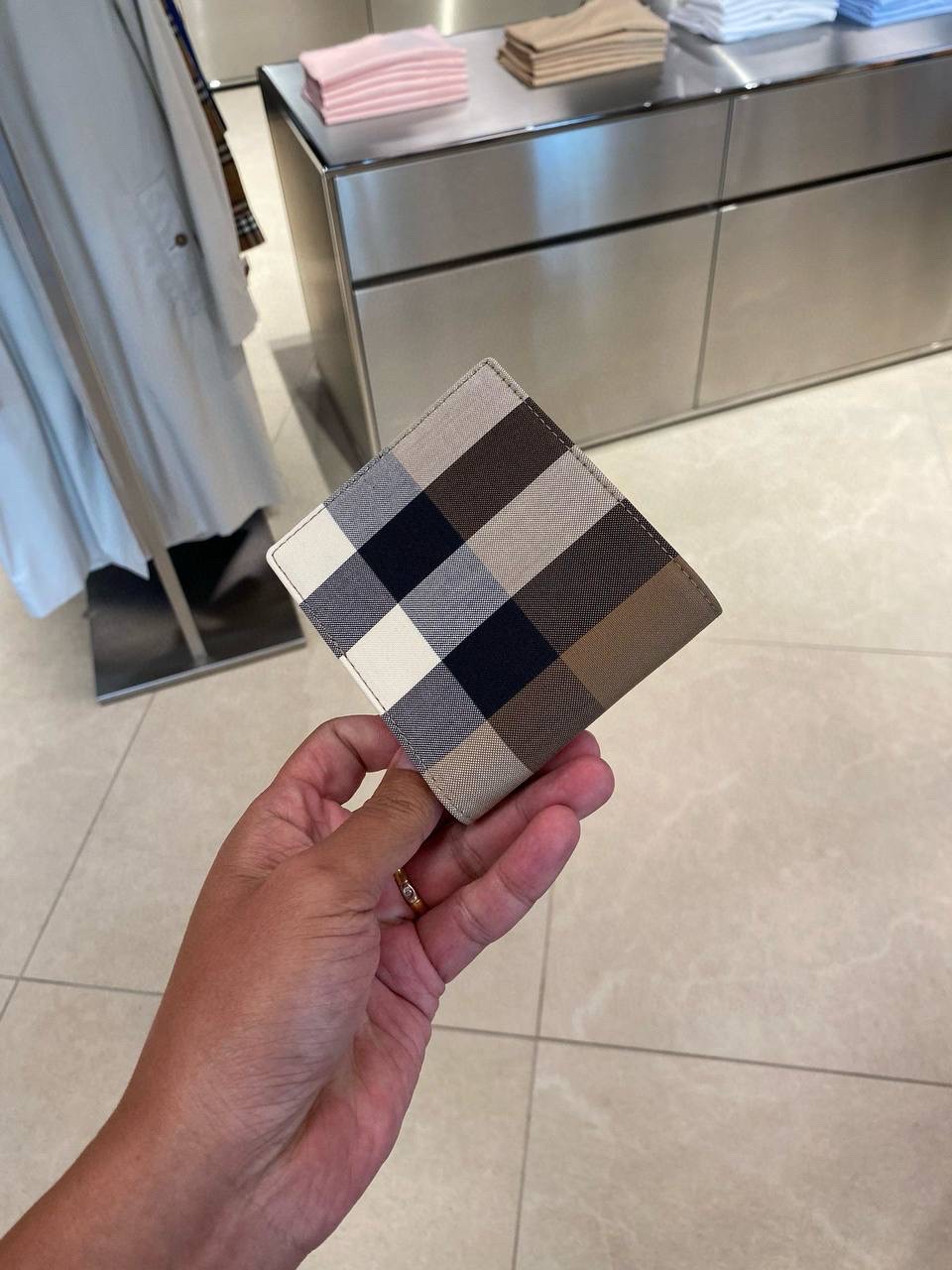 BURBERRY Wallets and small leather goods front view - Men's luxury Accessories