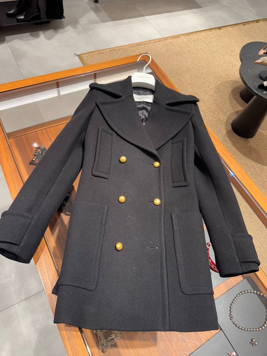 VALENTINO GARAVANI Coats front view - Women's luxury Clothes