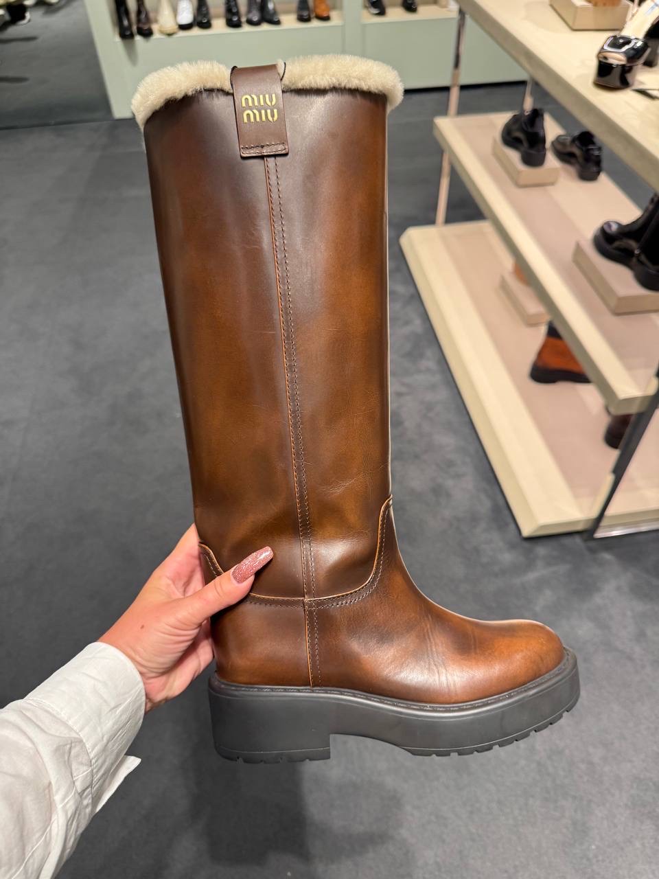 MIU MIU Boots front view - Women luxury Shoes