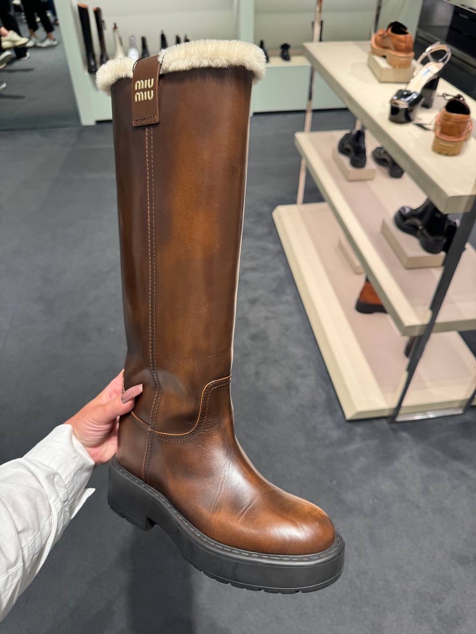 MIU MIU Boots side view - Women luxury Shoes