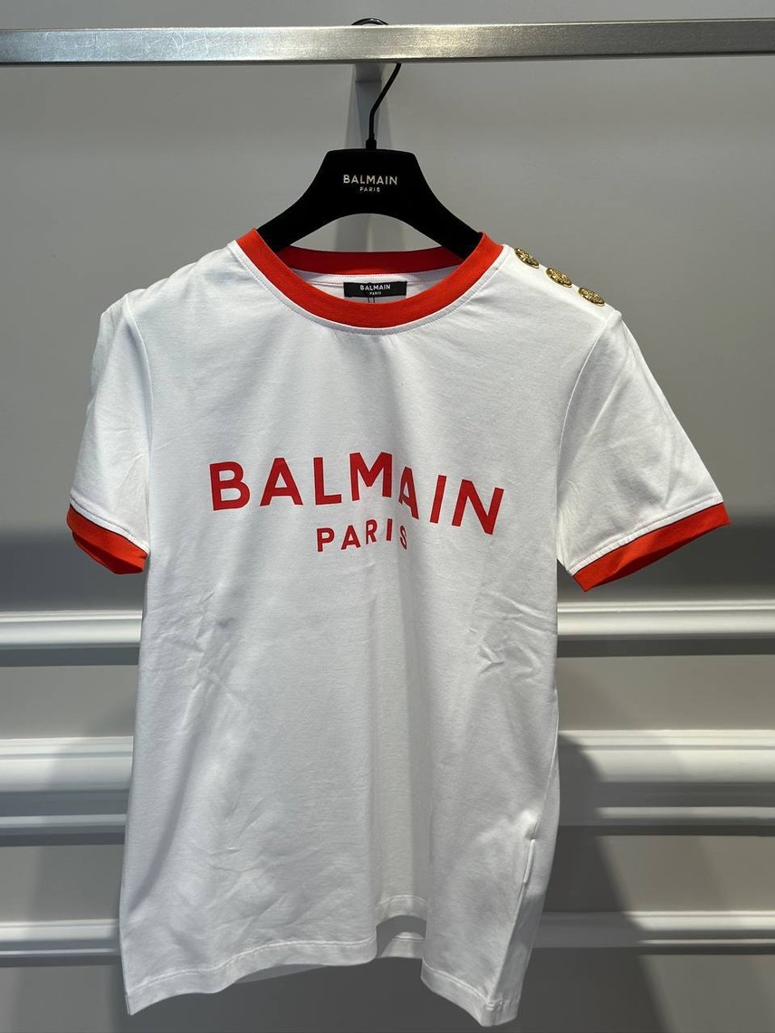 BALMAIN T-shirt and Polo side view - Women's luxury Clothes