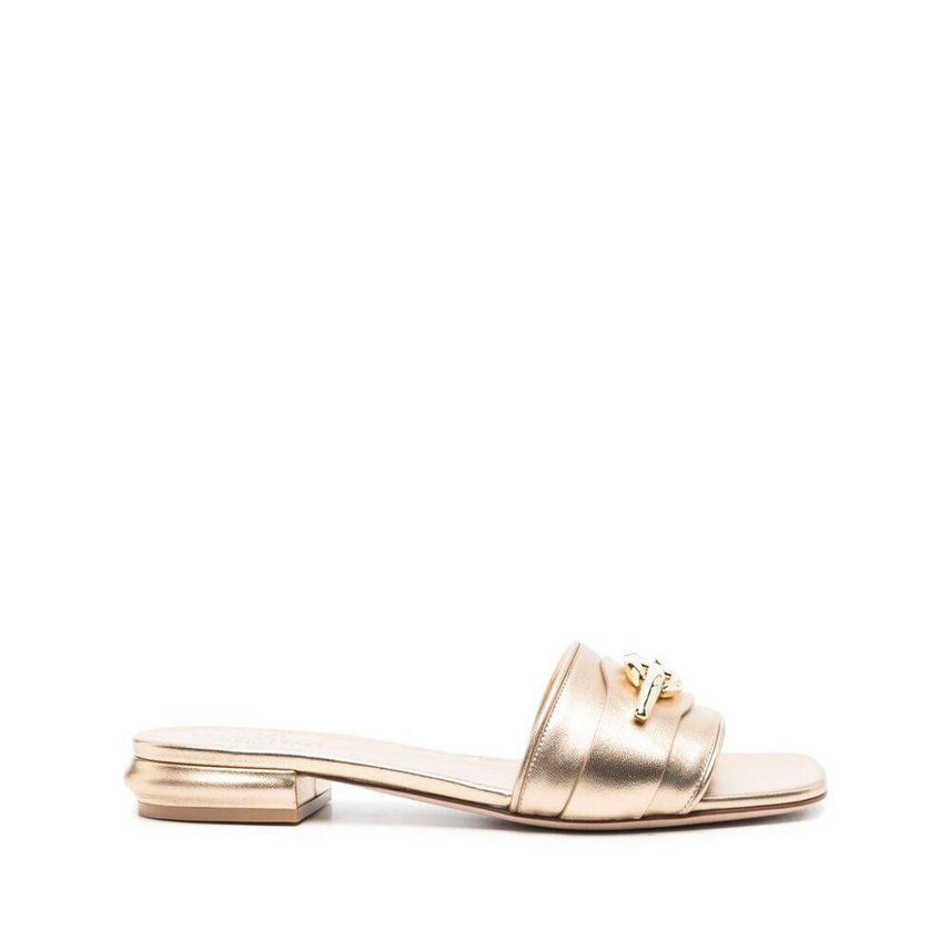 VALENTINO GARAVANI Slides front view - Women's luxury Shoes