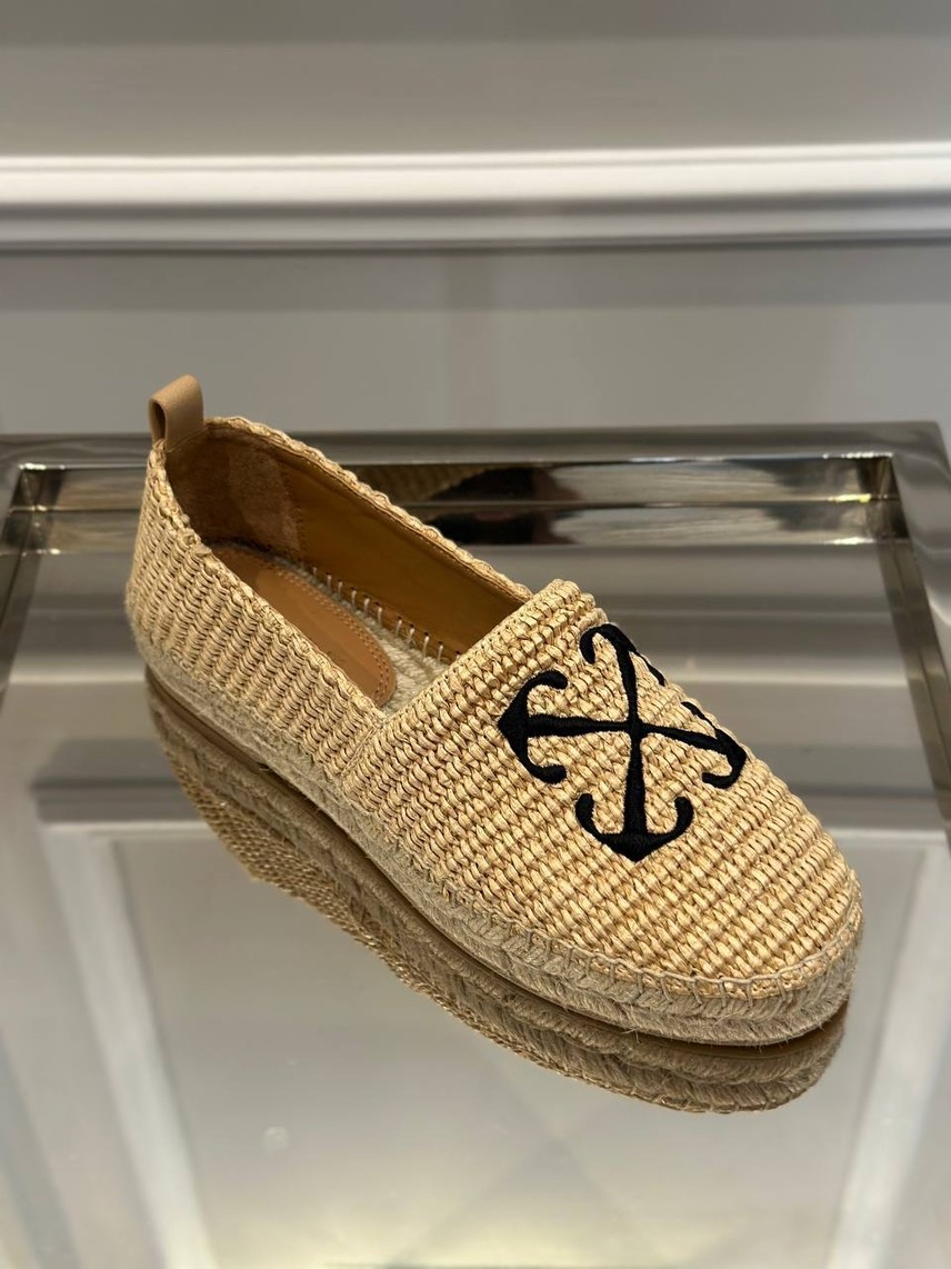 OFF-WHITE Espadrilles front view - Women's luxury Shoes