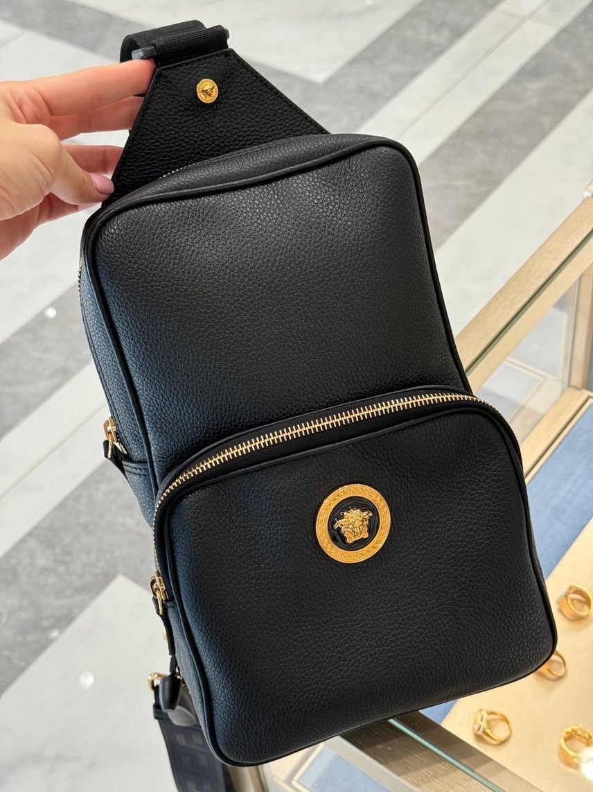 VERSACE Crossbody bags front view - Men's luxury Bags