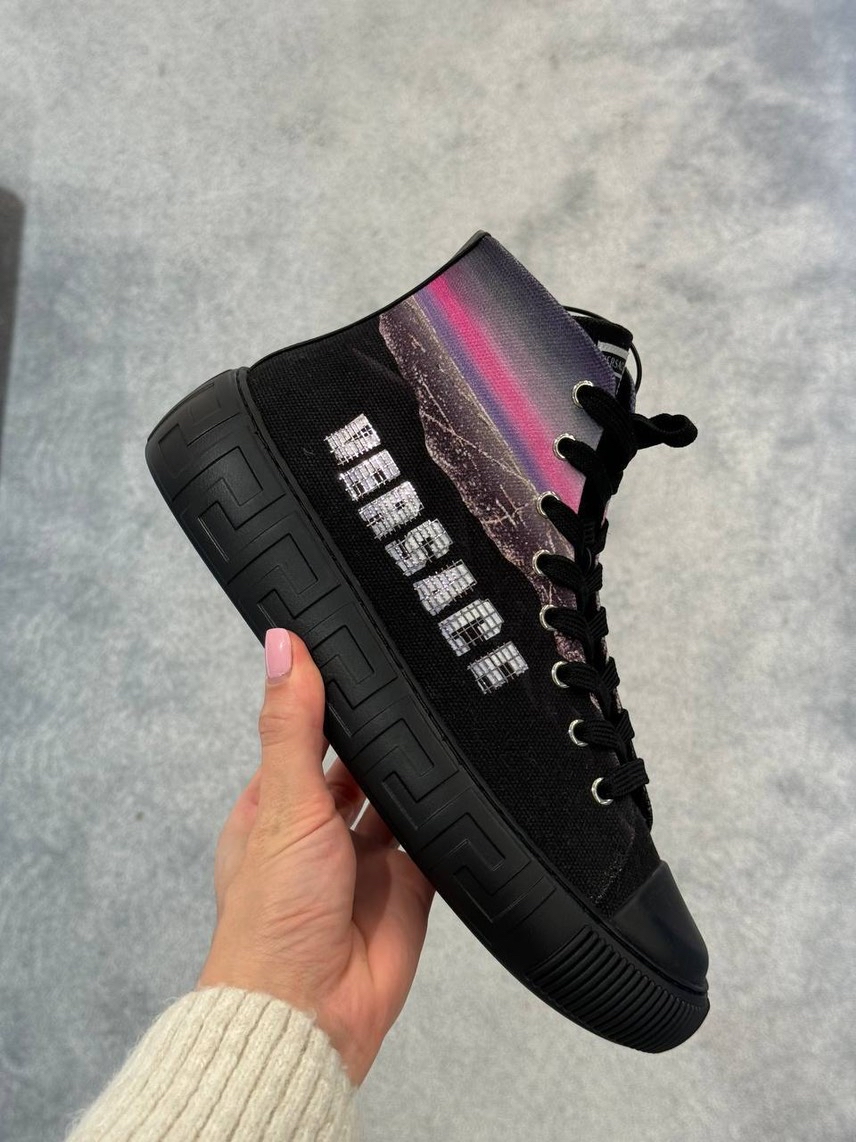 VERSACE Sneakers front view - Men's luxury Shoes