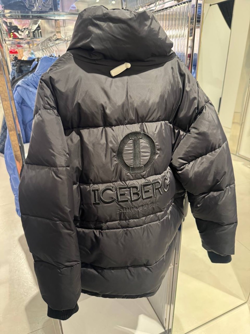 ICEBERG Down jacket side view - Women's luxury Clothes