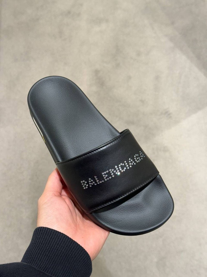 BALENCIAGA Slides front view - Women's luxury Shoes