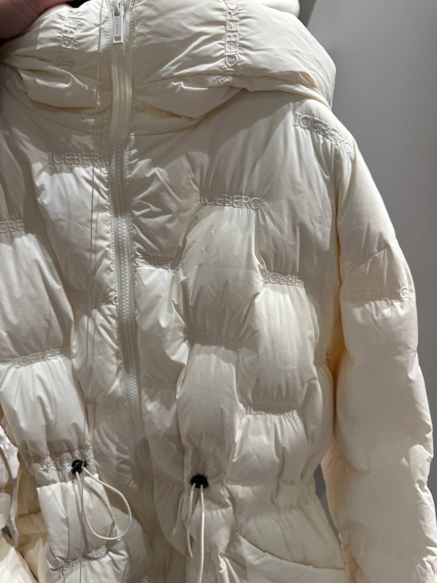 ICEBERG Down jacket side view - Women's luxury Clothes