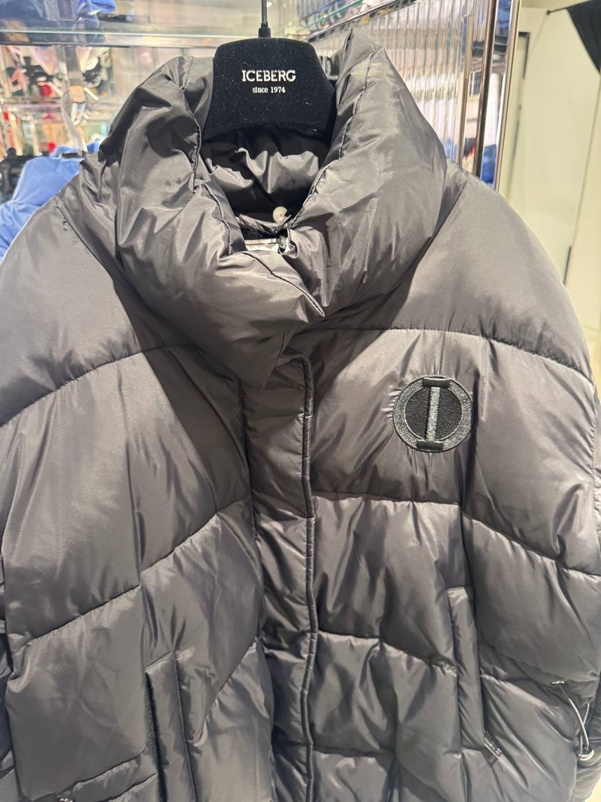 ICEBERG Down jacket side view - Women's luxury Clothes