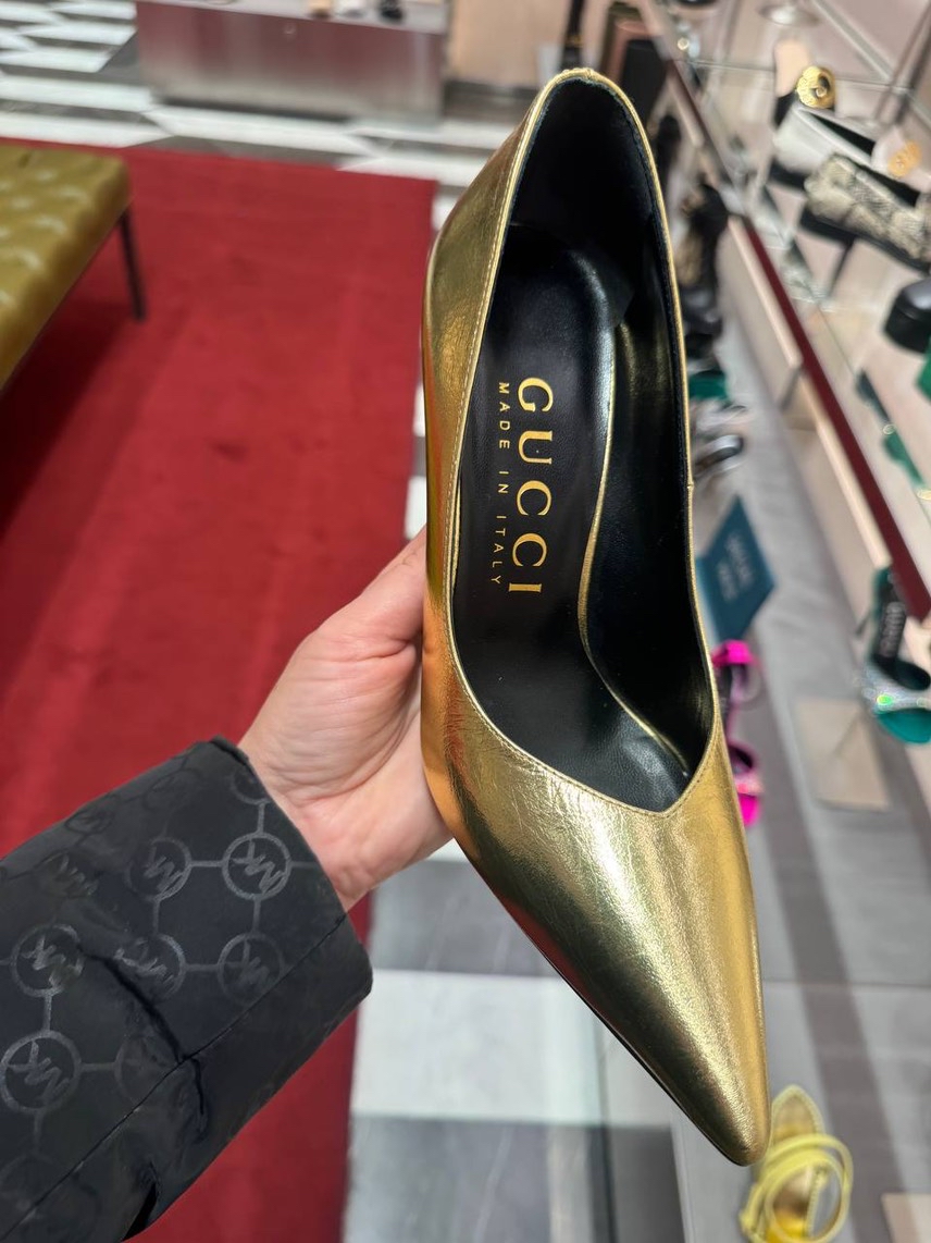 GUCCI Pumps side view - Women luxury Shoes
