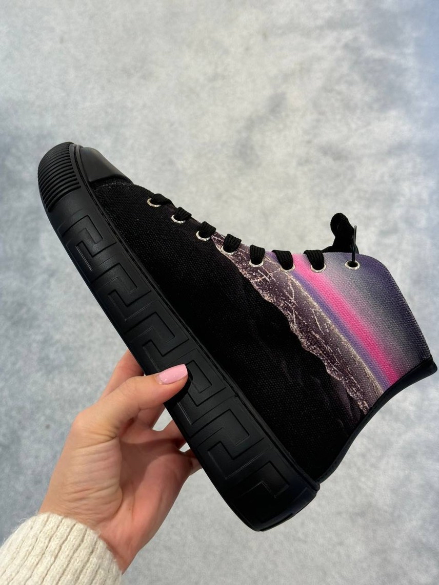 VERSACE Sneakers side view - Men's luxury Shoes
