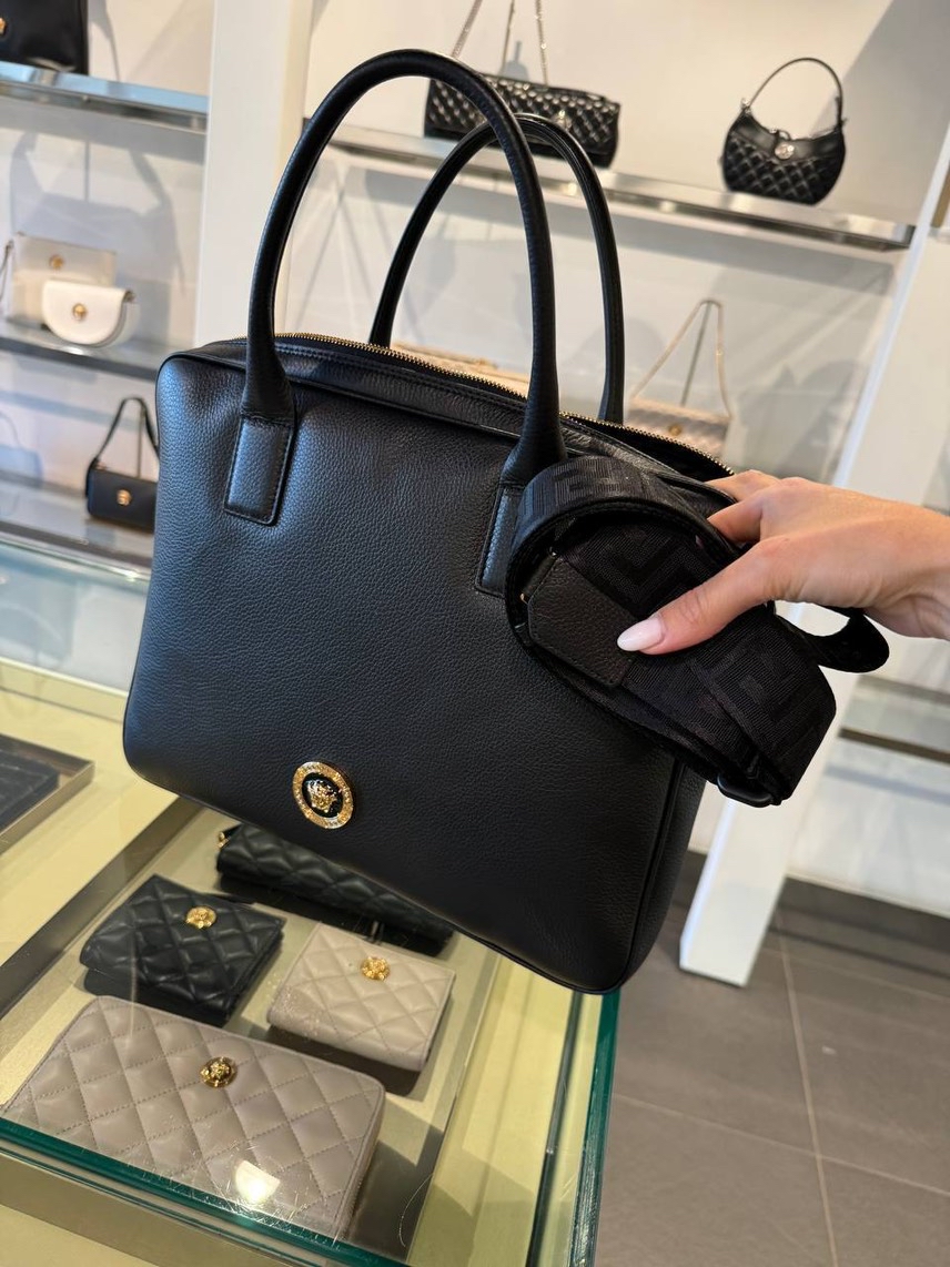 VERSACE Laptop bags and briefcases side view - Men's luxury Bags