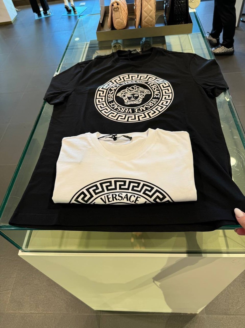 VERSACE T-shirt and Polo side view - Men's luxury Clothes