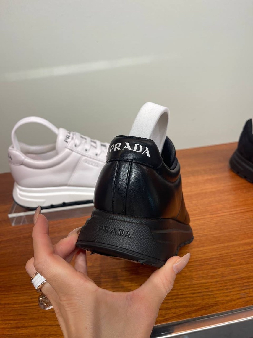 PRADA Sneakers side view - Men's luxury Shoes