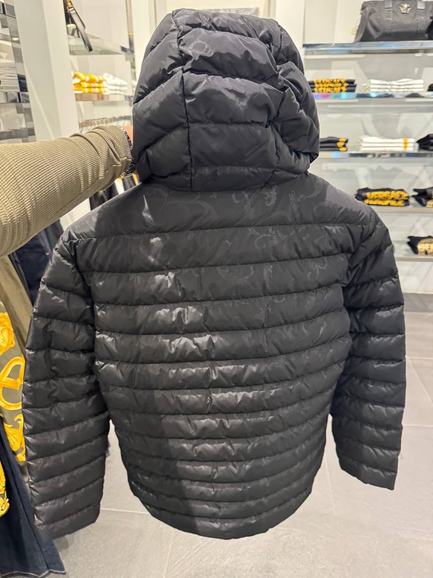 VERSACE Down jacket side view - Men's luxury Clothes