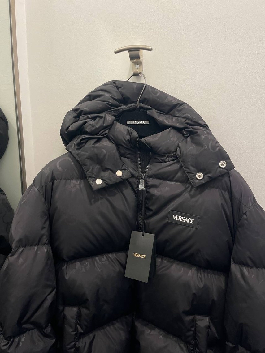 VERSACE Down jacket side view - Men's luxury Clothes