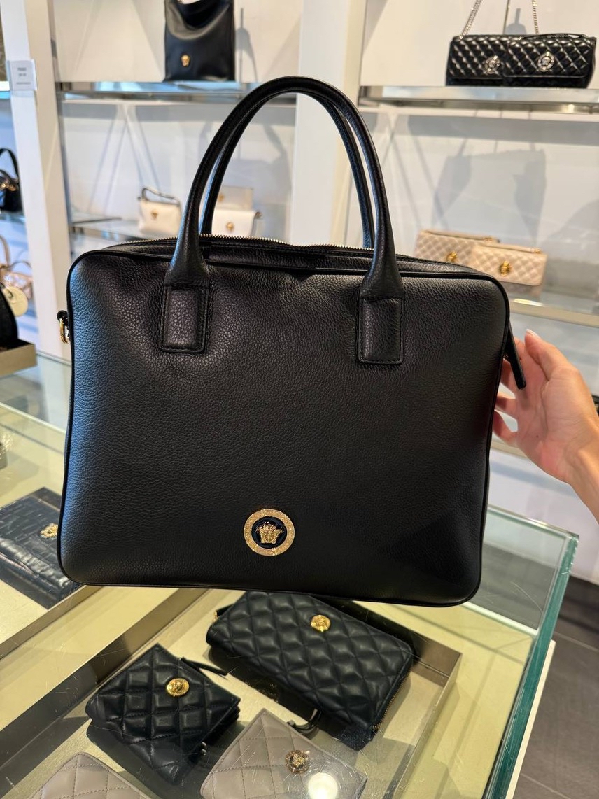 VERSACE Laptop bags and briefcases front view - Men's luxury Bags