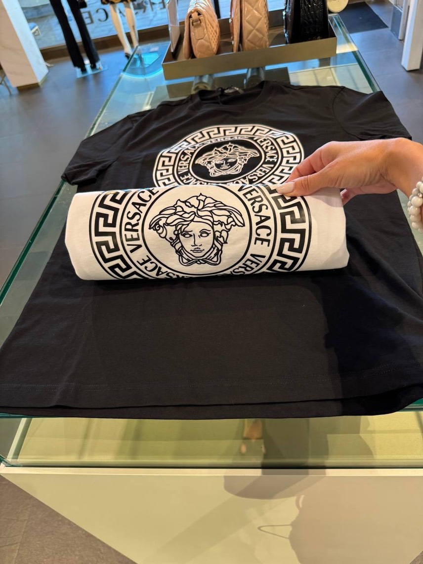 VERSACE T-shirt and Polo side view - Men's luxury Clothes