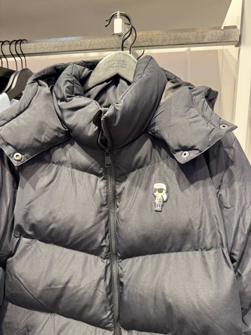 KARL LAGERFELD Down jacket side view - Women's luxury Clothes