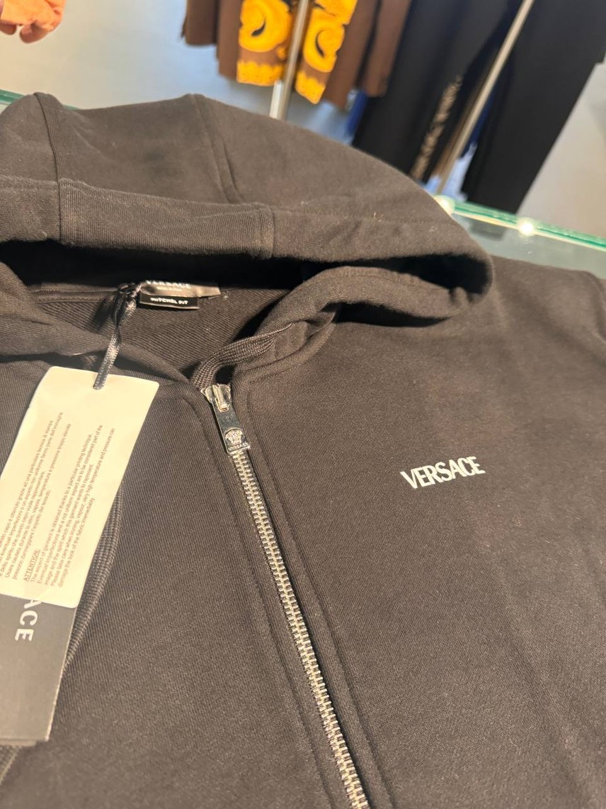 VERSACE Hoodies side view - Men's luxury Clothes