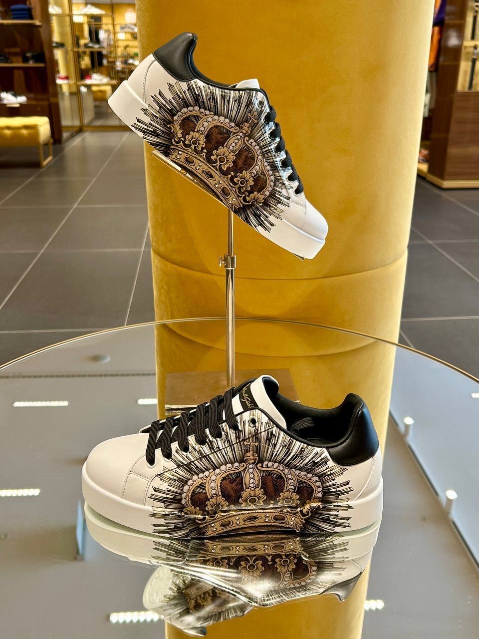 DOLCE & GABBANA Sneakers front view - Men's luxury Shoes