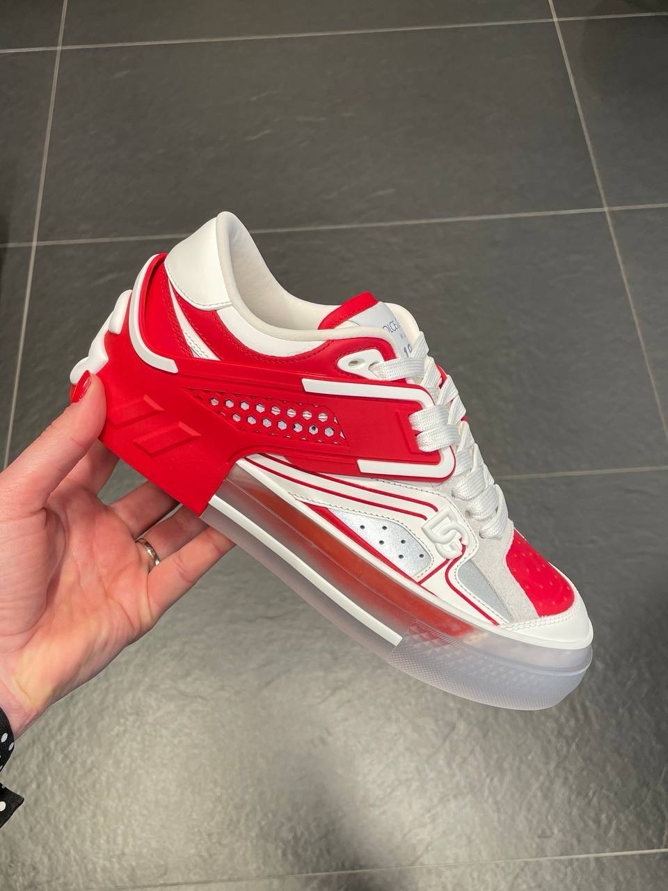 DOLCE & GABBANA Sneakers side view - Men's luxury Shoes
