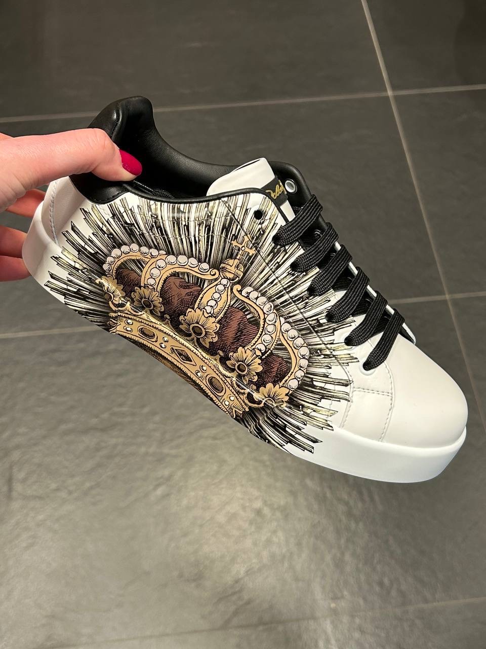 DOLCE & GABBANA Sneakers side view - Men's luxury Shoes