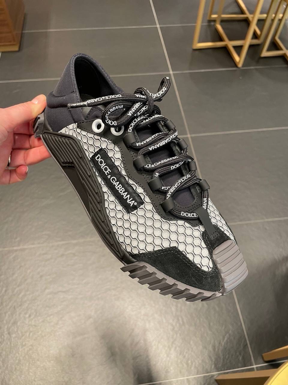 DOLCE & GABBANA Sneakers side view - Men's luxury Shoes