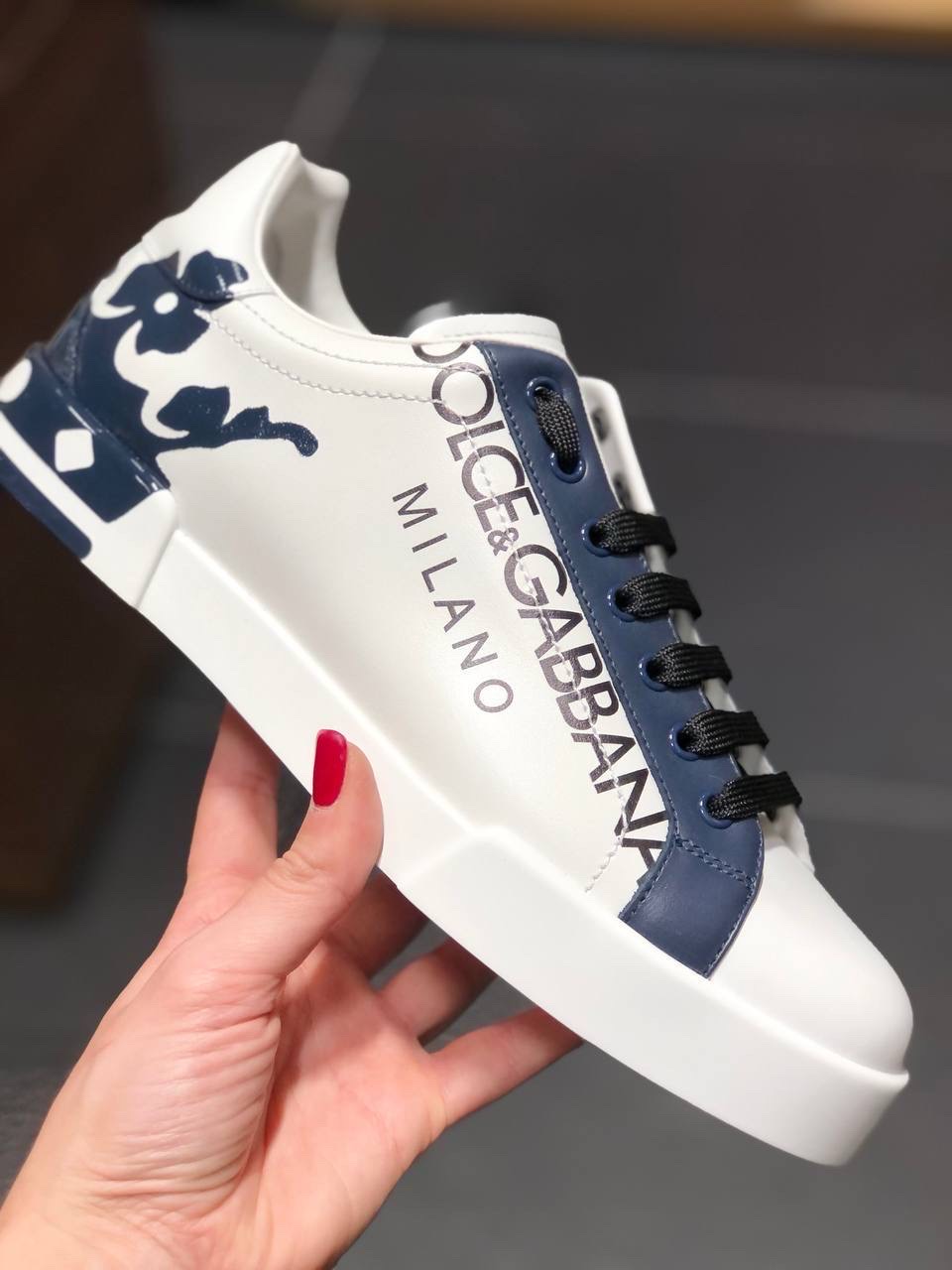 DOLCE & GABBANA Sneakers side view - Men's luxury Shoes
