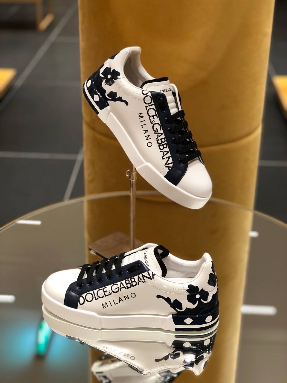 DOLCE & GABBANA Sneakers front view - Men's luxury Shoes