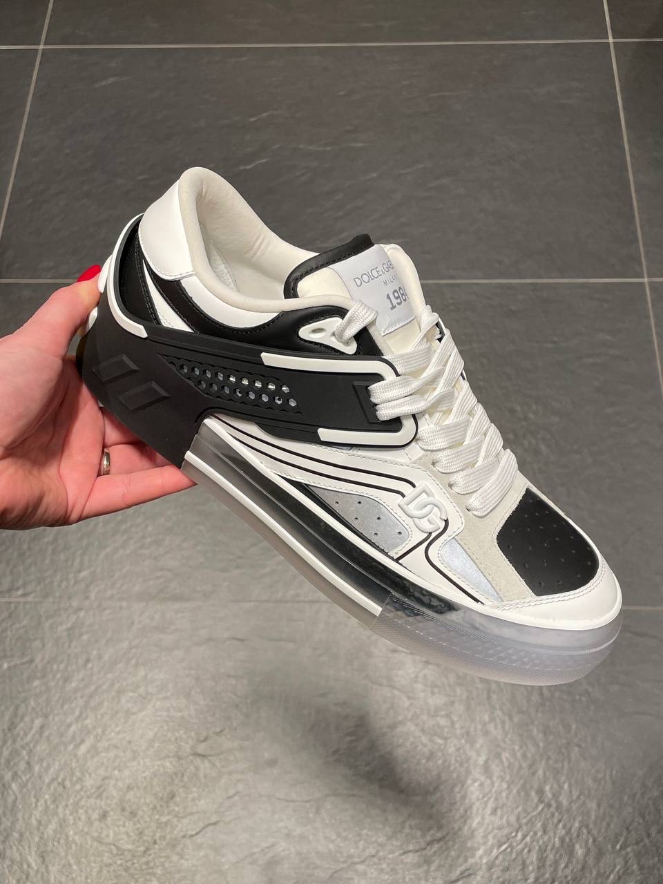 DOLCE & GABBANA Sneakers side view - Men's luxury Shoes