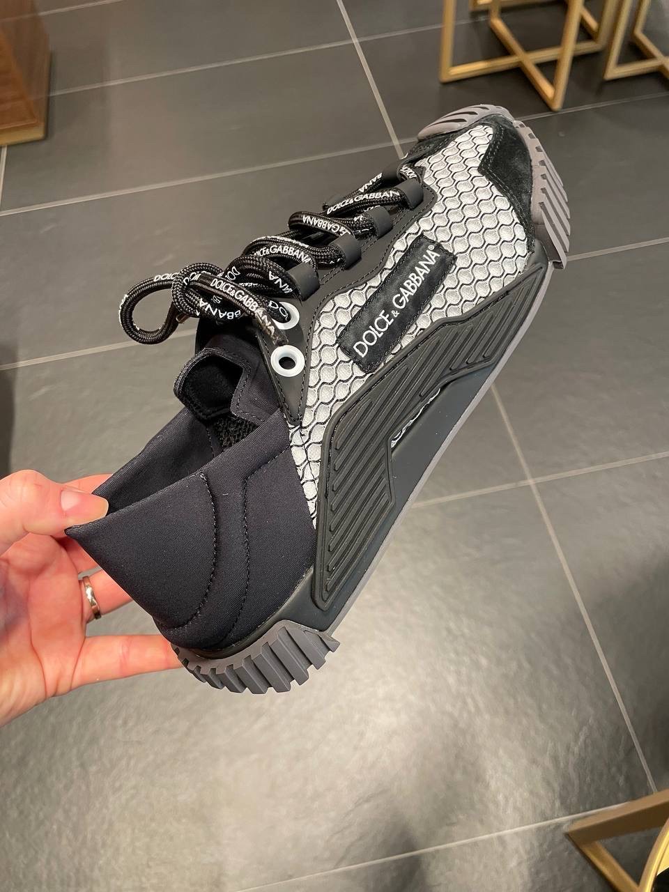 DOLCE & GABBANA Sneakers side view - Men's luxury Shoes