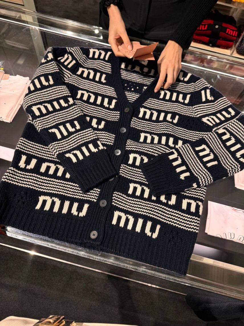 MIU MIU Cardigans front view - Women's luxury Clothes