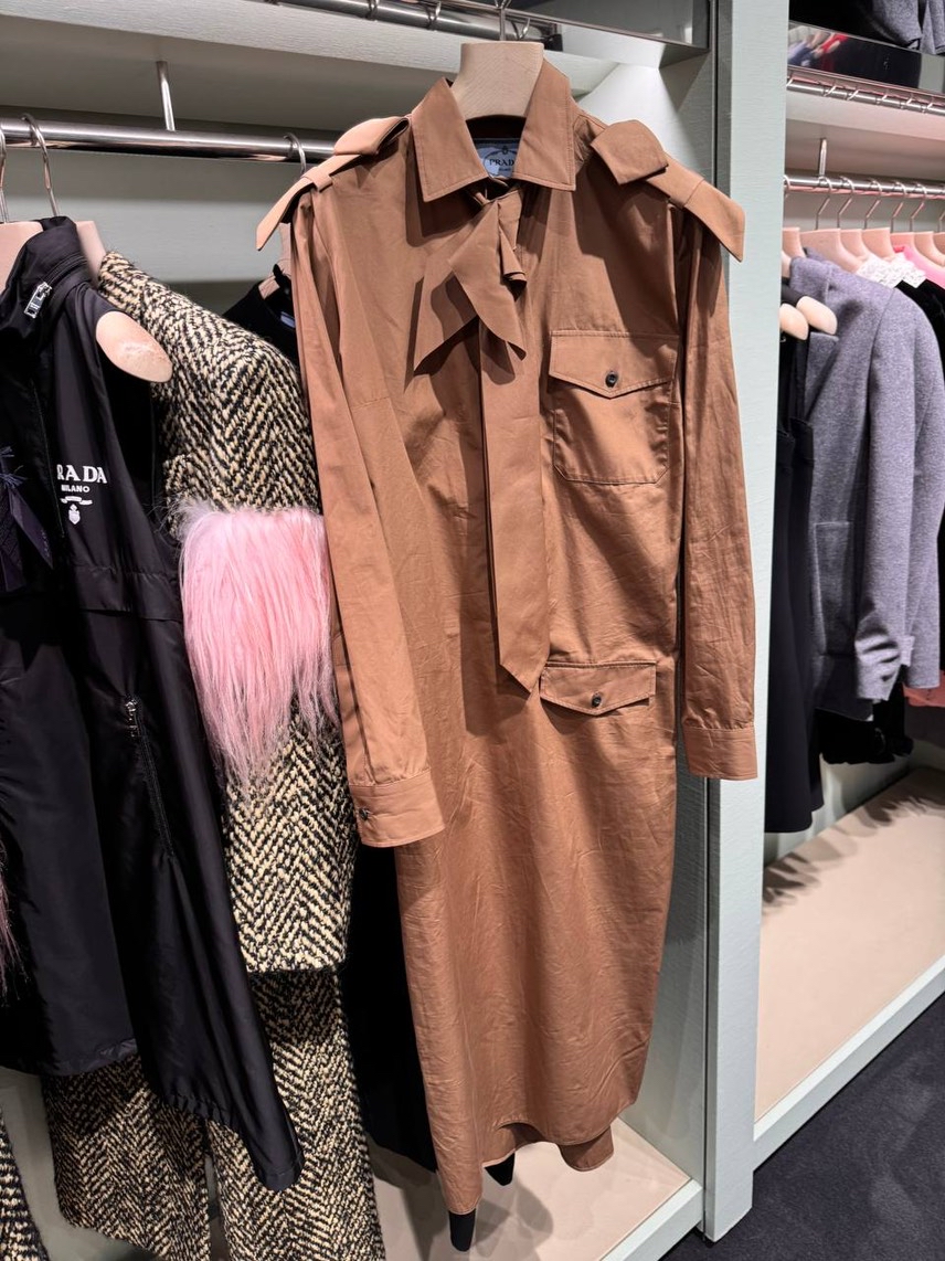 PRADA Coats front view - Women's luxury Clothes