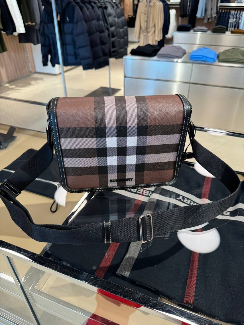 BURBERRY Laptop bags and briefcases side view - Men's luxury Bags