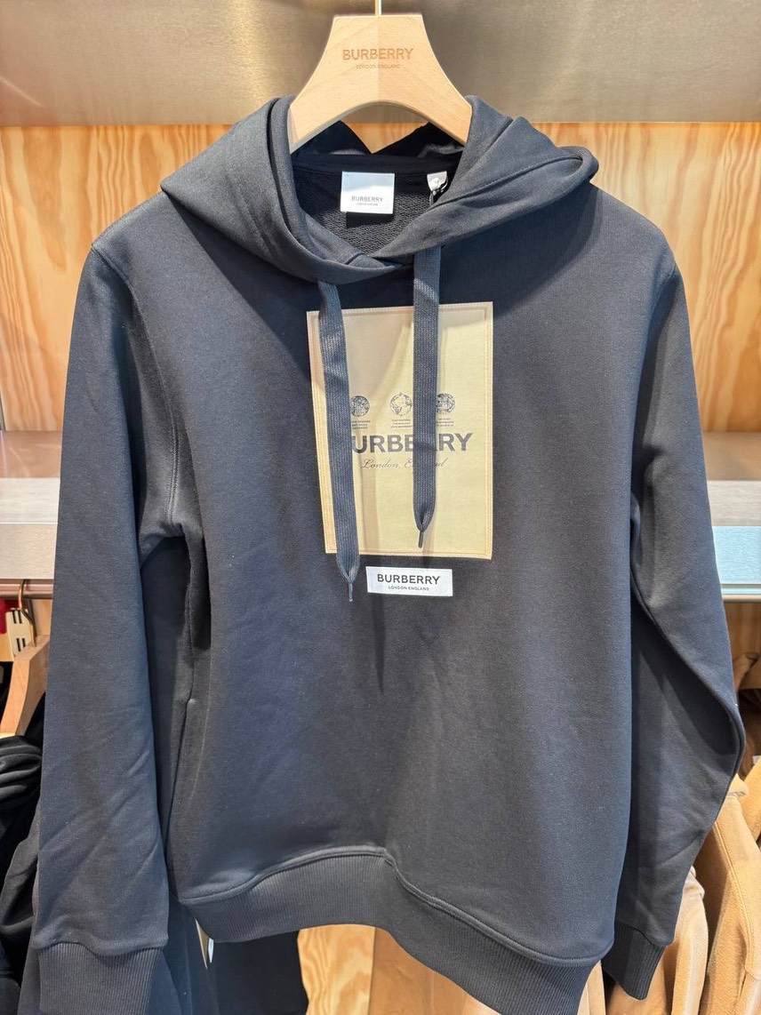 BURBERRY Hoodies front view - Men's luxury Clothes