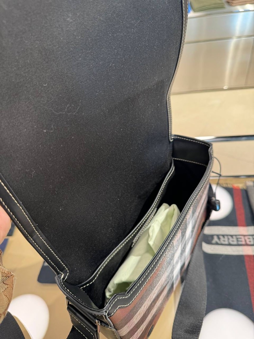 BURBERRY Laptop bags and briefcases side view - Men's luxury Bags