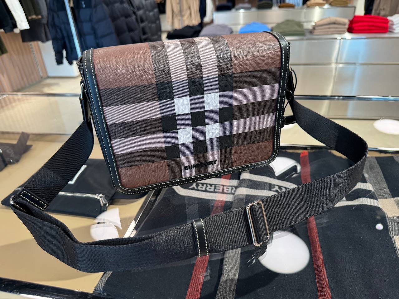 BURBERRY Laptop bags and briefcases side view - Men's luxury Bags
