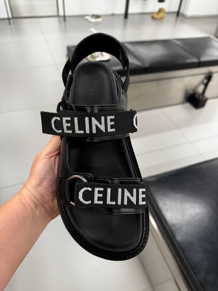 CELINE Sandals side view - Women's luxury Shoes