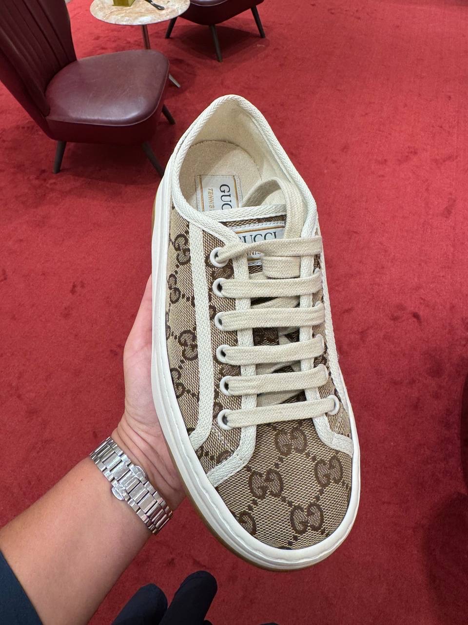 GUCCI Sneakers side view - Women luxury Shoes