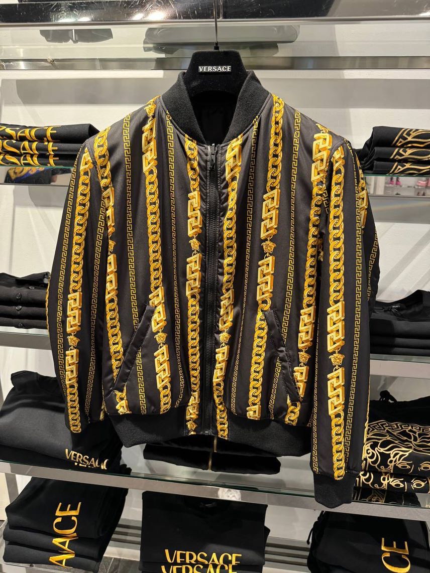 VERSACE Jackets front view - Men's luxury Clothes