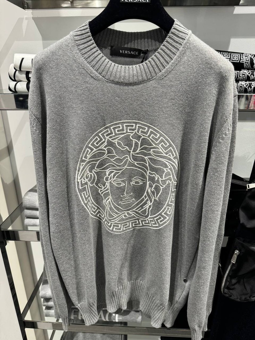 VERSACE Knitwear front view - Men's luxury Clothes