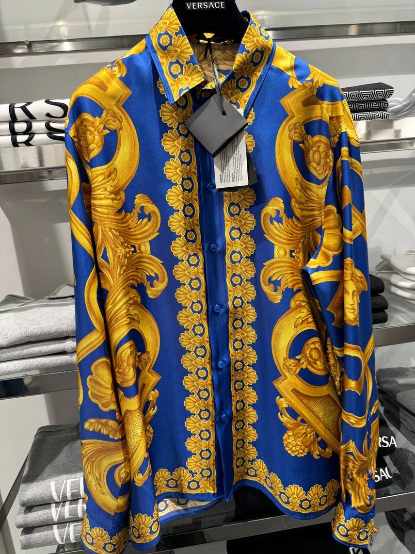 VERSACE Shirts front view - Men's luxury Clothes