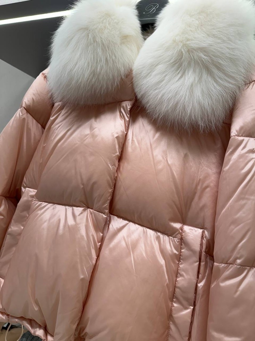 BLUMARINE Down jacket side view - Women luxury Clothes