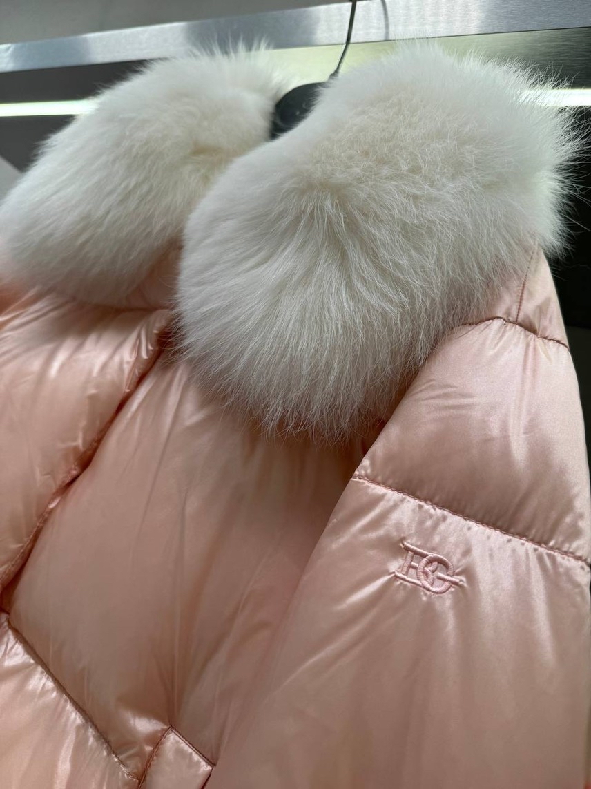 BLUMARINE Down jacket side view - Women luxury Clothes