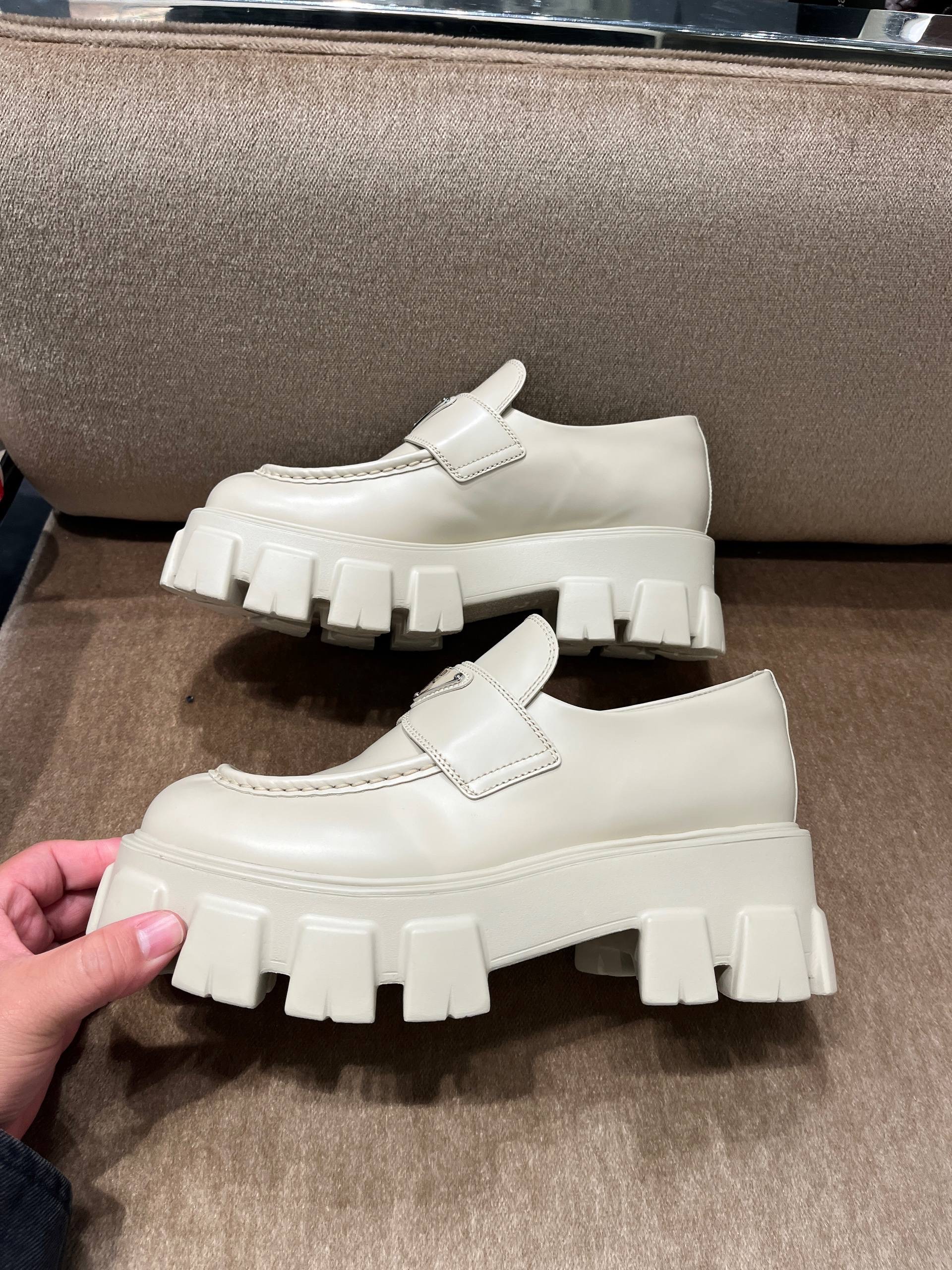 PRADA Loafers front view - Women luxury Shoes