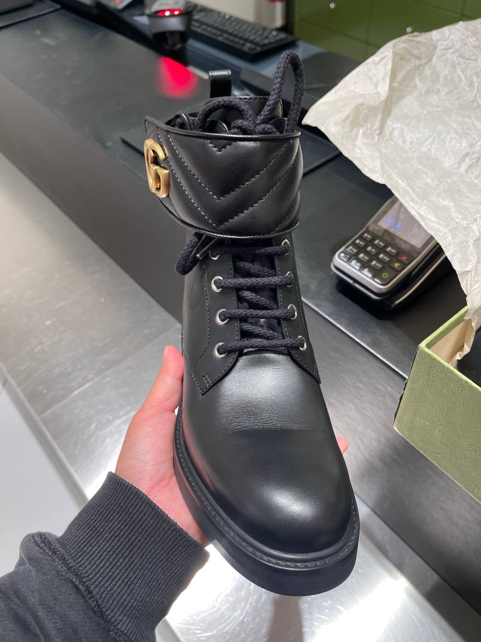 GUCCI Boots side view - Women luxury Shoes