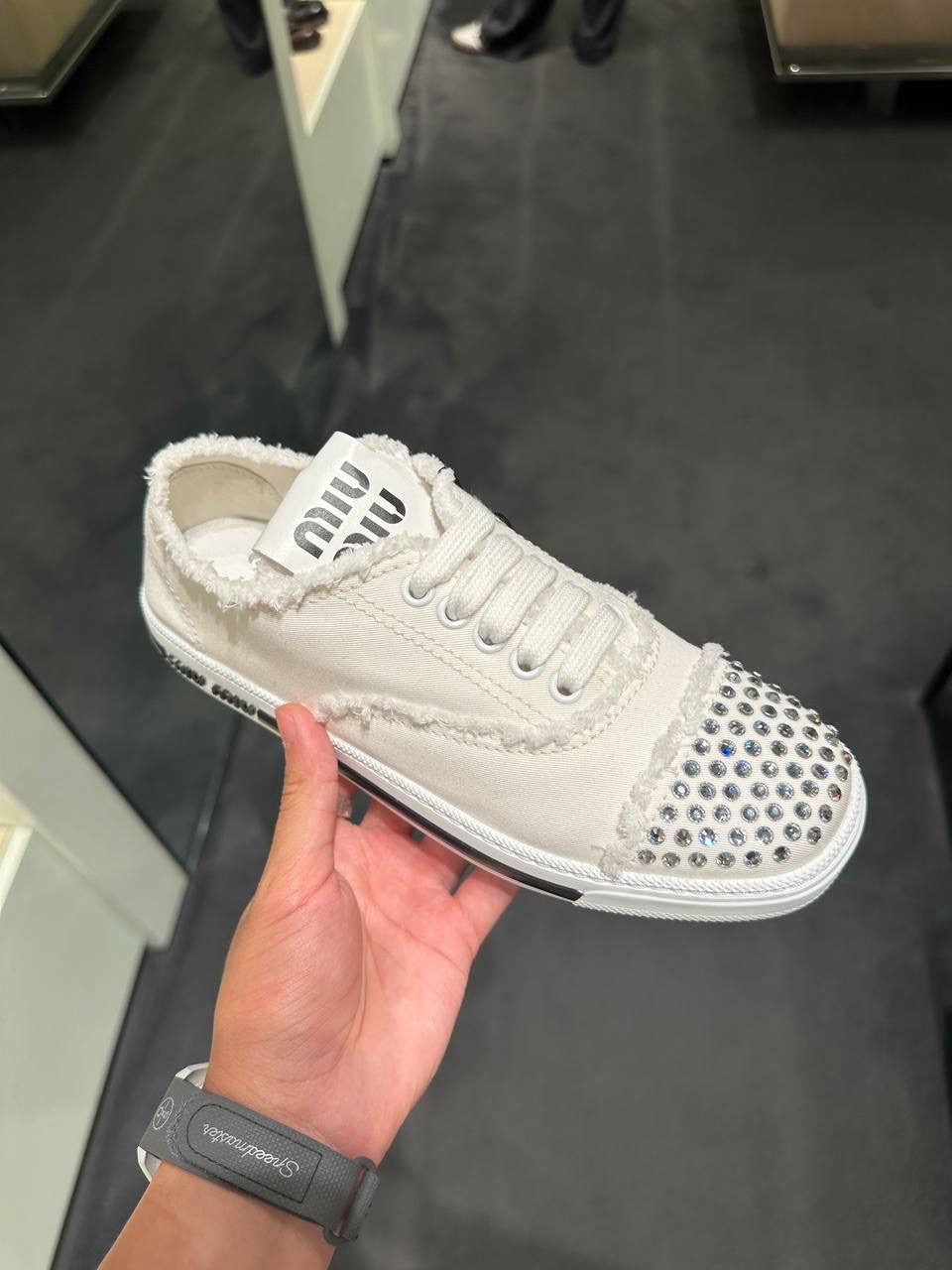 MIU MIU Sneakers side view - Women luxury Shoes